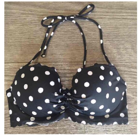 ✨HP✨VS Polka Dot Scalloped Bikini Top✨ - Picture 5 of 7